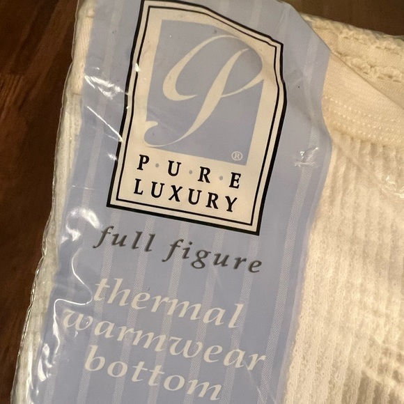 Montgomery Ward Thermal Wear Bottom White Pants Womens NWT Longjohns 1X Vintage - Picture 4 of 9